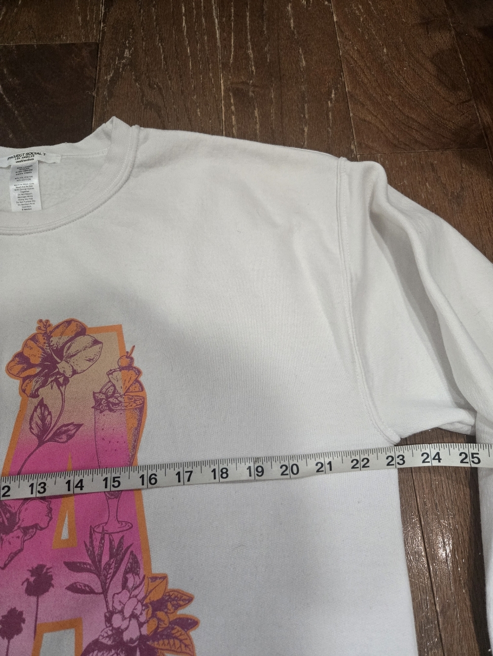 Project Social T CA Sweatshirt, White Small/Medium - Picture 4 of 6